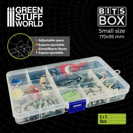 Scule & materiale - GSW - Cutie organizatoare cu compartimente – Bits Box S
