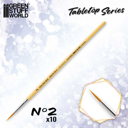 Vopsire, Weathering & Diorama - GSW - TABLETOP SERIES Synthetic Brush Size 2