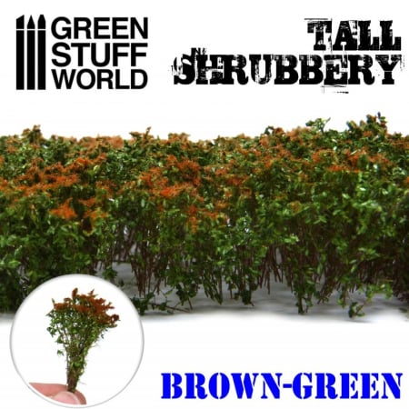 Vegetatie - GSW - Tall Shrubbery - Brown Green