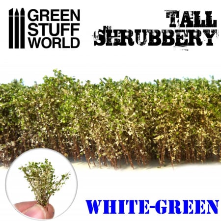 Vegetatie - GSW - Tall Shrubbery - White Green