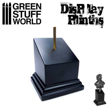 Wargames & Boardgames - GSW - Tapered Bust Plinth 5x5cm Black