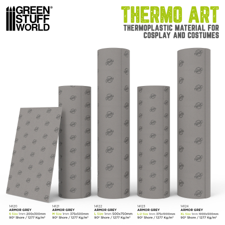 GSW - ThermoArt Worbla Armor Grey 200x300 mm (S) [4]