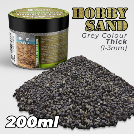 Materiale pentru sol - GSW - Thick Hobby Sand - Dark Grey 200ml