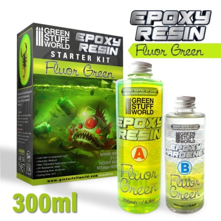 Apa Diorama - GSW - UV Resin - Epoxy Resin - Fluor Green