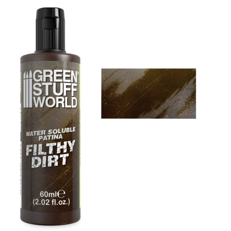 Vopsire, Weathering & Diorama - GSW - Water Soluble Patina 60ml - Filthy Dirt