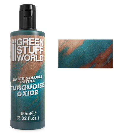 Vopsire, Weathering & Diorama - GSW - Water Soluble Patina 60ml - Turquoise oxide