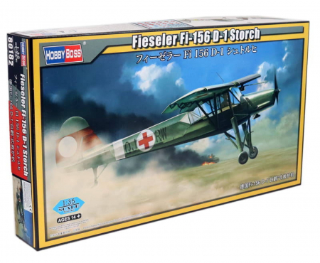 Avioane - Hobby Boss 80182 - 1:35 German Liaison Aircraft Fieseler Fi-156 D-1 Storch