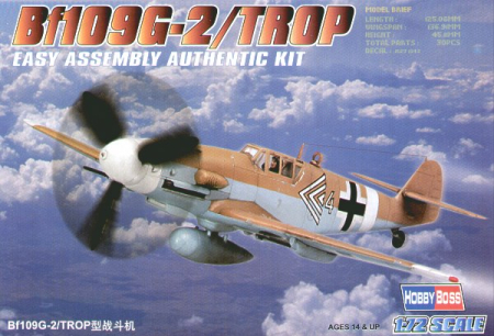 Avioane - Hobby Boss 80224 - Bf109 G-2 Tropical 1:72