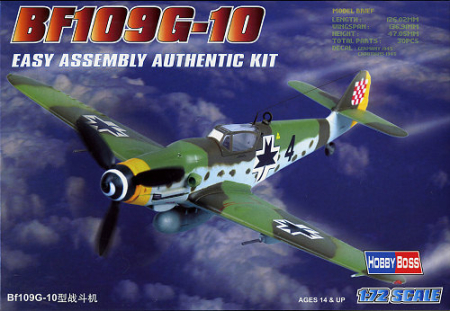 Avioane - Hobby Boss 80227 - 1:72 German Main Fighter Bf109 G-10