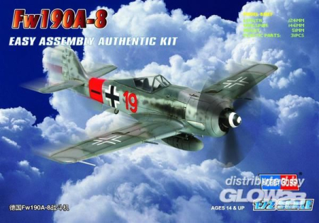 Avioane - Hobby Boss 80244 - 1:72 Focke-Wulf Fw-190A-8