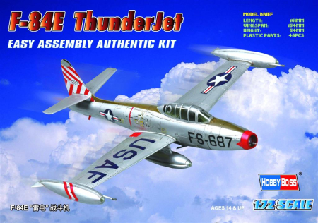 Avioane - Hobby Boss 80246 - 1:72 Republic F-84E Thunderjet Fighter