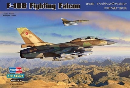 Kituri machete - Hobby Boss 80273 - 1:72 F-16B Fighting Falcon