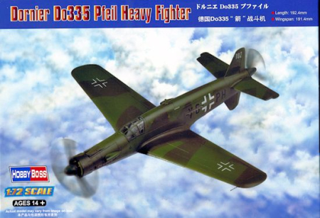 PACHETE - Hobby Boss 80293 - 1:72 Dornier Do335 Pfeil Heavy Fighter