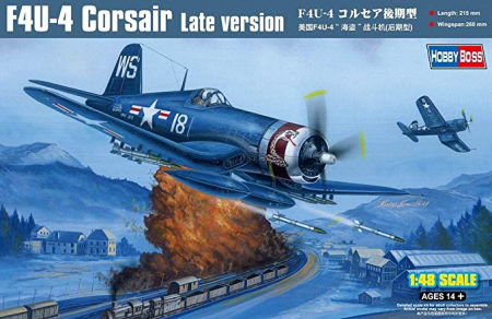 Avioane - Hobby Boss 80387 - 1:48 Chance Vought F4U-4 Late version (Korean War)