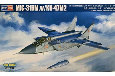 Kituri machete - Hobby Boss 81770 - 1:48 MiG-31BM with KH-47M2