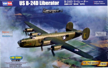 Kituri machete - Hobby Boss 81775 - 1:48 American Heavy Bomber US B-24D Liberator