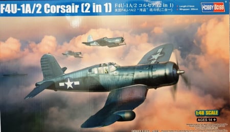 Avioane - Hobby Boss 81788 - 1:48 Vought F4U-1A/2 Corsair (2-in-1)