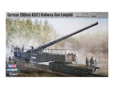 Kituri machete - Hobby Boss 82903 - 1:72 German 280mm K5(E) Railway Gun Leopold