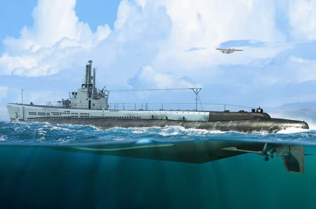 Noutati - Hobby Boss 83524 - 1:350 American Submarine USS Gato SS-212, 1944