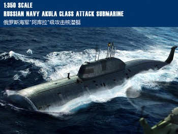 Navo - Hobby Boss 83525 - 1:350 Russian Navy SSN Akula Class Attack Submarine