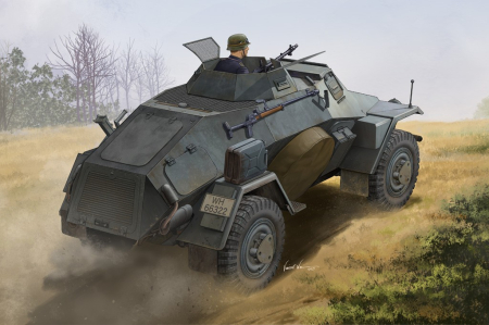 PACHETE - Hobby Boss 83811 - 1:35 German Sd.Kfz.221 Leichter Panzerspahwagen (1st Series)