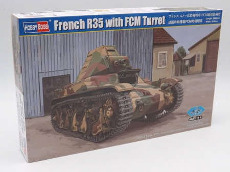 Kituri machete - Hobby Boss 83894 - 1:35 French light infantry tank R35 with FCM Turret