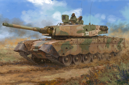 Kituri machete - Hobby Boss 83897 - 1:35 South African Olifant MK1B MBT