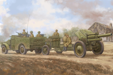Kituri machete - Hobby Boss 84537 - 1:35 M3A1 late version tow 122mm Howitzer M-30