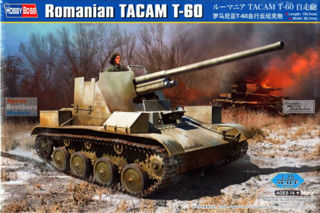 Kituri machete - Hobby Boss 84556 - 1:35 Romanian Tank Destroyer Tacam T-60