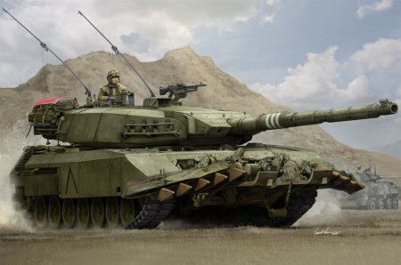 Kituri machete - Hobby Boss 84557 - 1:35 Leopard C2 MEXAS with TWMP Track Width Mine Plow