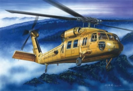 Kituri machete - Hobby Boss 87216 - 1:72 UH-60A "Blackhawk" helicopter