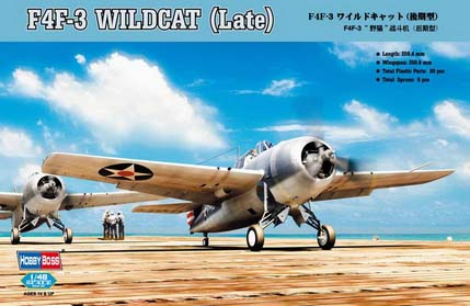 Avioane - Hobby Boss - F4F-3 Wildcat (Late) 1:48