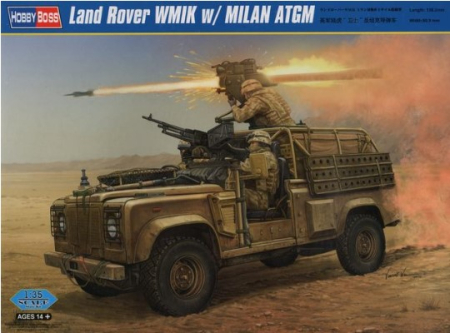 Kituri machete - HobbyBoss 82447 - 1:35 Land Rover WMIK w/ MILAN ATGM