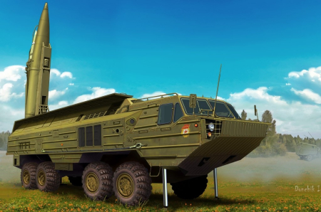 Vehicule militare terestre - HobbyBoss 82926 - 1:72 Soviet 9K714 OKA (SS-23 Spider)