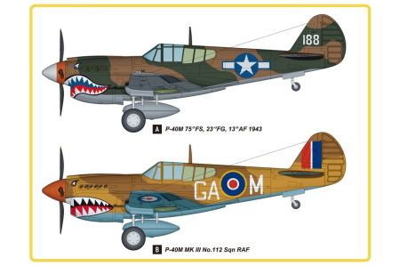 Avioane - HobbyBoss 85801 - 1:48 P-40M Kitty Hawk Fighter