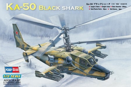 Aero militare - HobbyBoss 87217 - 1:72 Ka-50 Black shark Attack Helicopter
