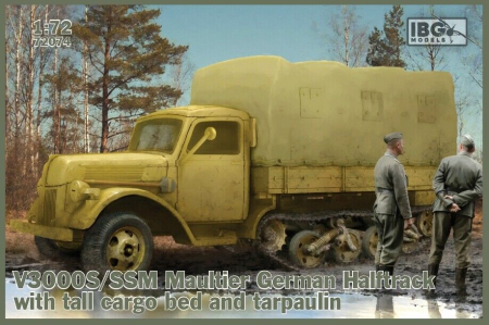 Kituri machete - IBG 72074 - 1:72 V3000S/SSM Maultier w/ tall cargo bed & tarpaulin