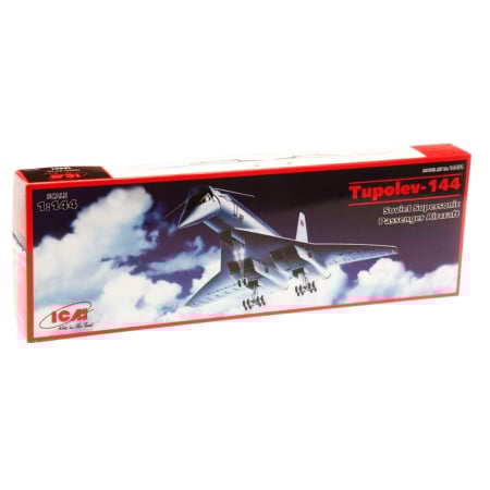 Vehicule civile - ICM 14401 - 1:144 Tupolev-144 Soviet Supersonic Passenger Aircraft