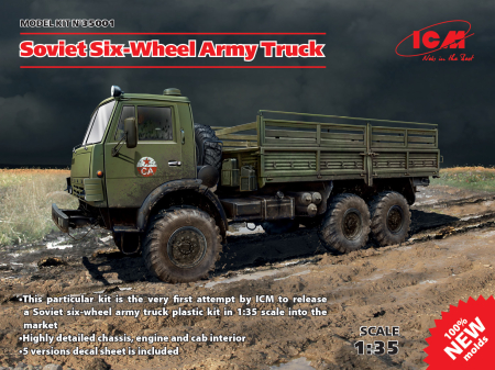 Kituri machete - ICM 35001 - 1:35 Soviet Six-Wheel Army Truck