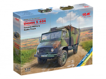 Kituri machete - ICM 35137 - 1:35 Unimog S 404 German Military Radio Truck