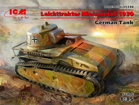 Kituri machete - ICM 35330 - 1:35 Leichttraktor Rheinmetall 1930 German Tank