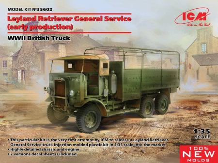 Kituri machete - ICM 35602 - 1:35 Leyland Retriever General Service (early production) (100% new molds)