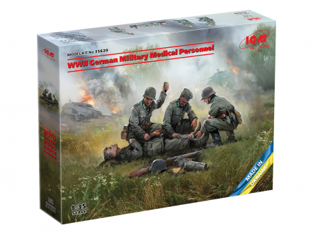 Figurine - ICM 35620 - 1:35 WWII German Military Medical Personnel