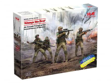 Figurine - ICM 35754 - 1:35 Always the first, Air Assault Troops of the Armed Forces of Ukraine (4 figures)