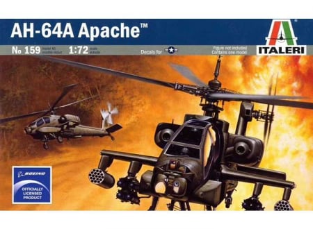Kituri machete - Italeri 0159 - 1:72 AH-64 APACHE