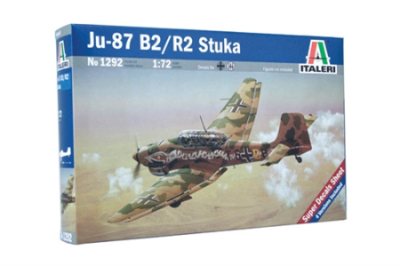 PACHETE - Italeri 1292 - 1:72 Ju-87 B2 Stuka