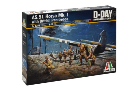 PACHETE - Italeri 1356 - 1:72 AS-51 HORSA Mk.I with British Paratroopers