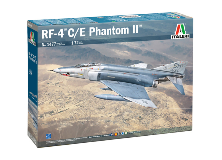 Noutati - Italeri 1477 - 1:72 American Tactical Reconnaissance Aircraft McDonnell Douglas RF-4 C/E Phantom II