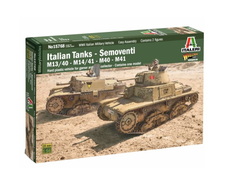 Kituri machete - Italeri 15768 - 1:56 ITALIAN TANKS & TANK DESTROYERS