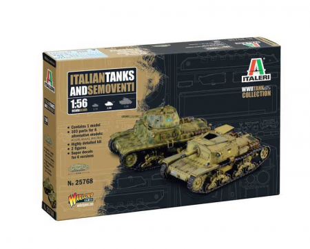 Kituri machete - Italeri 25768 - 1:56 Italian Tanks and Semoventi